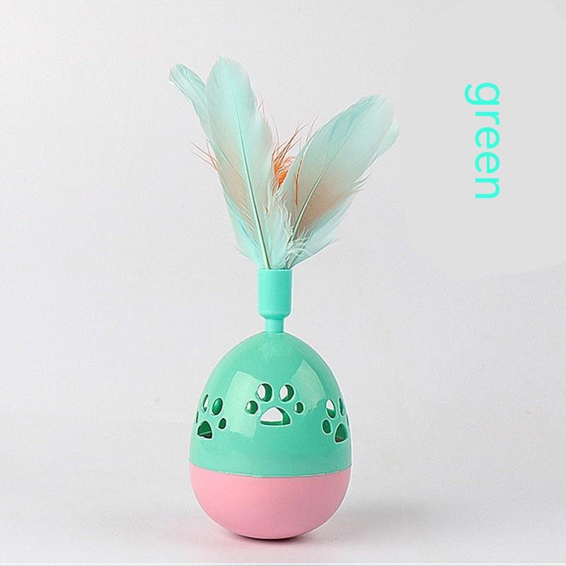 Colorful Feather Tumbler Toy
