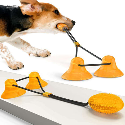PawGrip Suction Dog Toy – Chew & Tug Fun